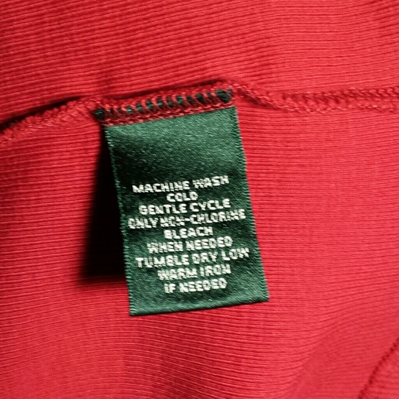 Ralph Lauren Petite Red Camisole Tank Top P/M - Picture 7 of 7